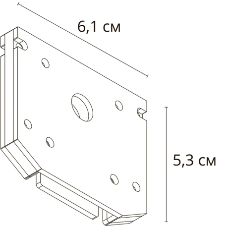 Заглушка для трека Arte Lamp Linea-accessories A484233E