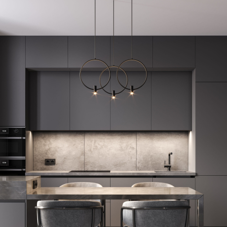 Подвесной светодиодный светильник Eurosvet Layla 50257/3 LED (a065627)