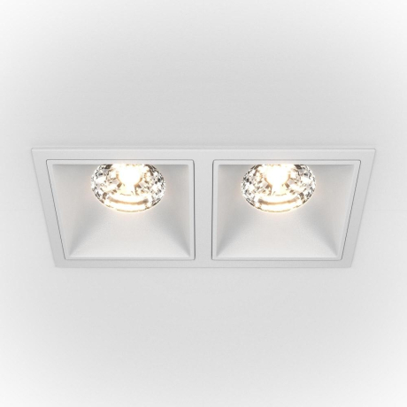 Встраиваемый светильник Maytoni Technical Alfa DL043-02-15W3K-D-SQ-W