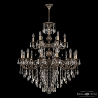 Подвесная люстра Bohemia Ivele Crystal AL7901 AL79101/12+6/300/2D B SGB