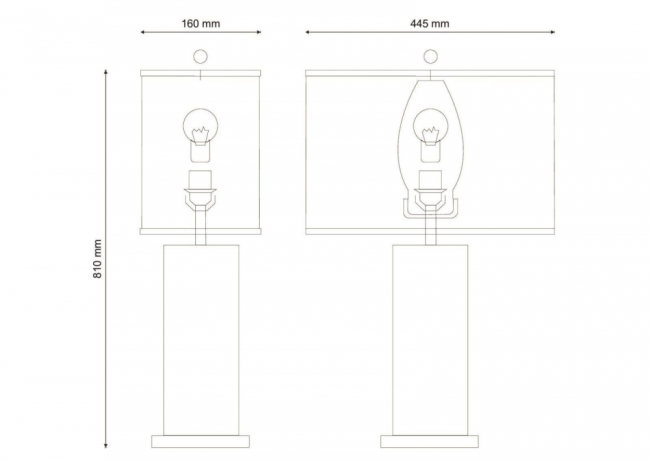 Настольная лампа декоративная Lucia Tucci Harrods Harrods T936.1
