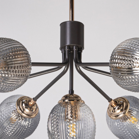 Люстра потолочная с лампочками DeMarkt 463012307+Lamps