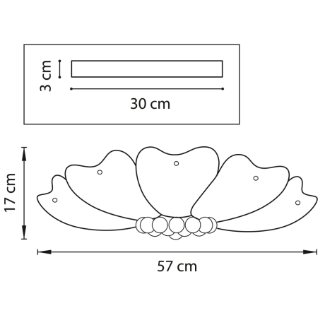 Потолочный светильник Lightstar с поддержкой Маруся Lobo 804020