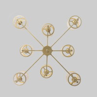 Люстра на штанге Eurosvet 60144/8 золото (a061943)