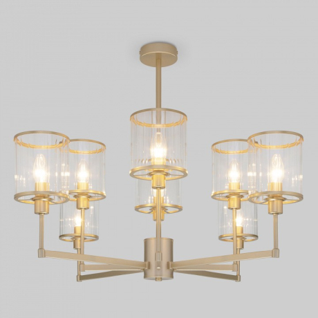 Люстра на штанге Eurosvet Inari 60144/8 золото