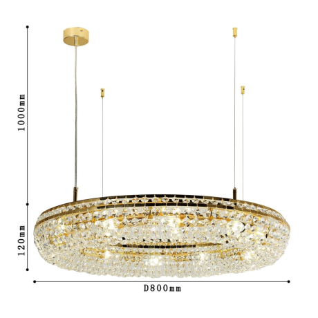 Подвесная люстра Favourite Monilibus с поддержкой Алиса 4015-8P-A