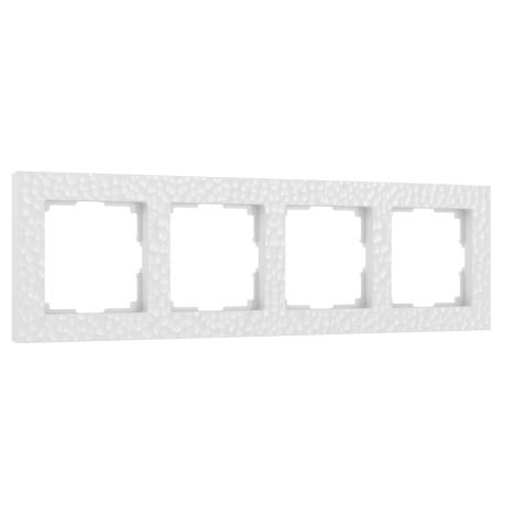 Рамка на 4 поста Werkel Hammer белый W0042401