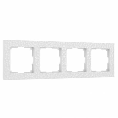 Рамка на 4 поста Werkel Hammer белый W0042401
