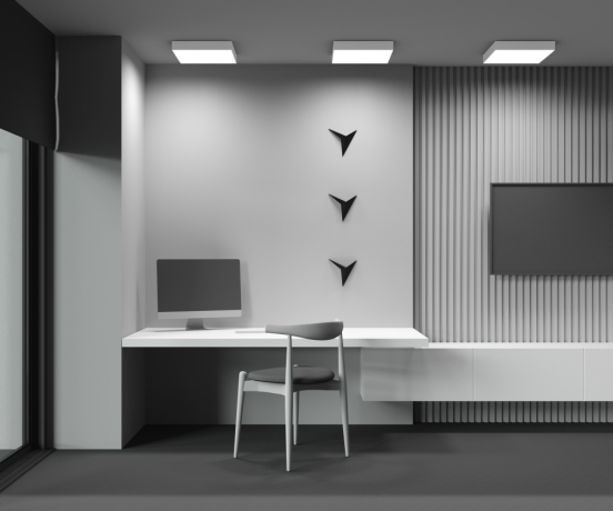 Потолочный светильник Technical C032CL-45W4K-SQ-W Zon