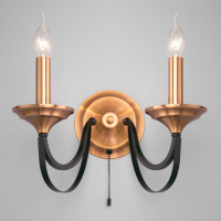 Бра Eurosvet Lazzaro 60098/2 черный a045209