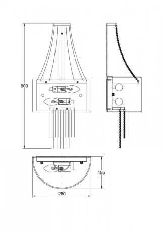 Настенный светильник Lucia Tucci Cosmopolitan W2970.2 Black
