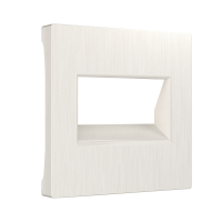 Накладка для двойной розетки Ethernet RJ-45 (перламутровый рифленый) Werkel W1191113