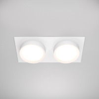 Встраиваемый светильник Maytoni Technical Hoop DL086-02-GX53-SQ-W