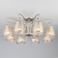 Потолочная люстра 60065/8 серебро Eurosvet