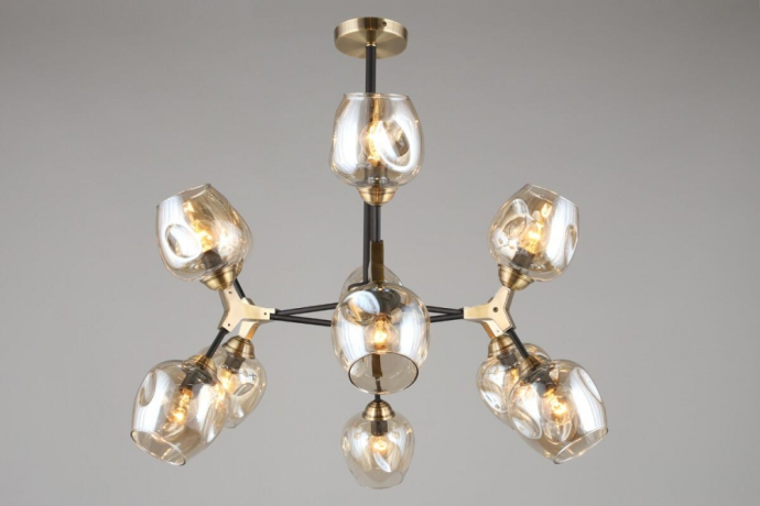 Люстра потолочная с лампочками Omnilux OML-93407-12+Lamps
