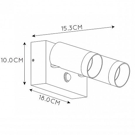 Уличный настенный поворотный светильник Lucide Taylor 09831/02/31