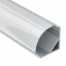 Профиль накладной угловой внутренний Maytoni Led Strip Алюминиевый профиль ALM008S-2M