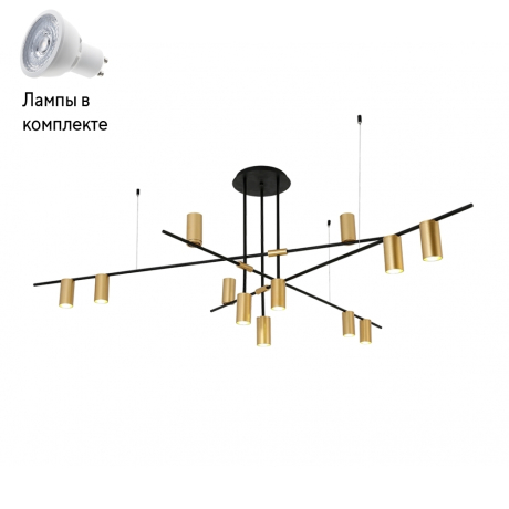 Люстра с Led лампочками в комплекте KINK Light 07621-12,20+Lamps